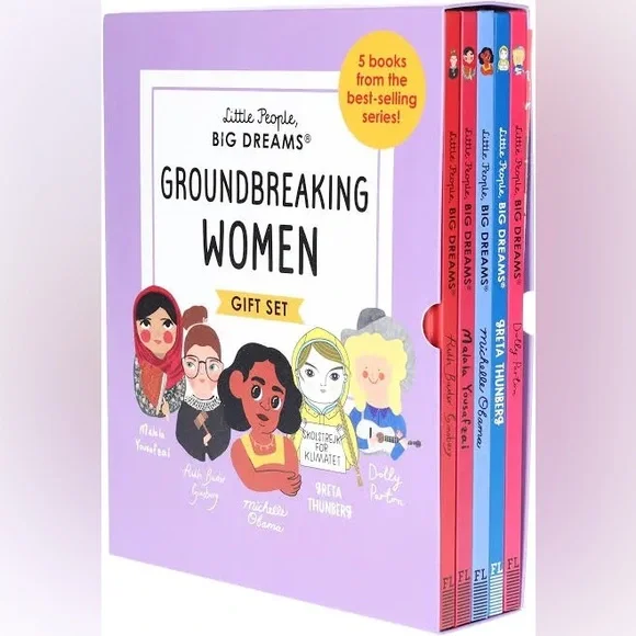 Little People Big Dreams Groundbreaking Women 5 Books Gift Set Hardback Rt $65 - Picture 4 of 5